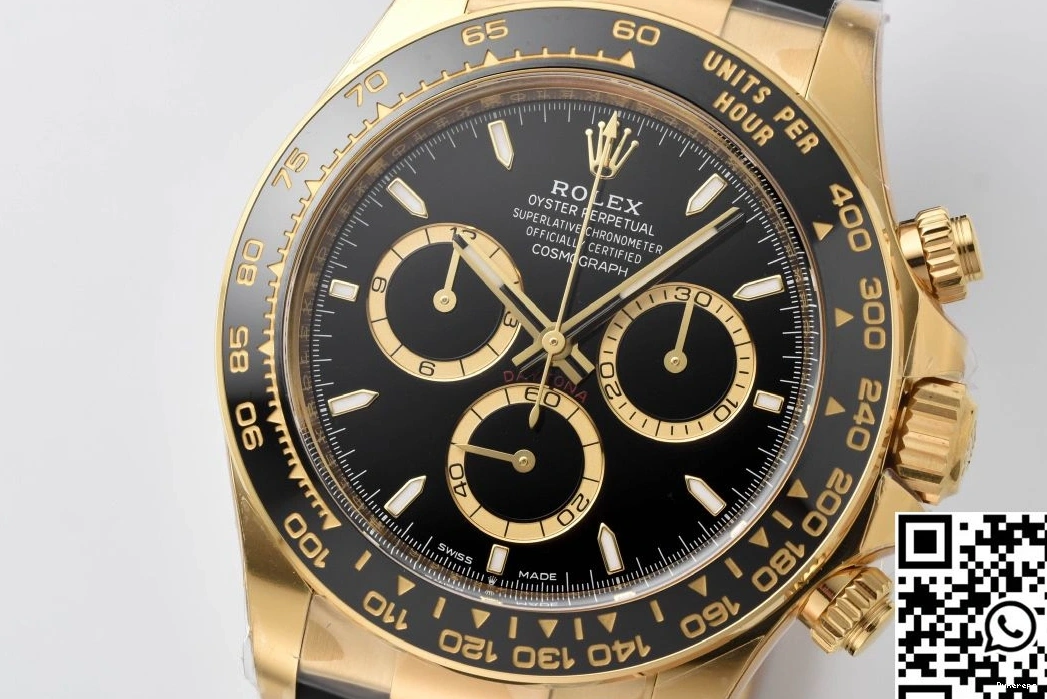 Rolex Clean Cosmograph M126518 Black Factory Daytona Bezel 1225